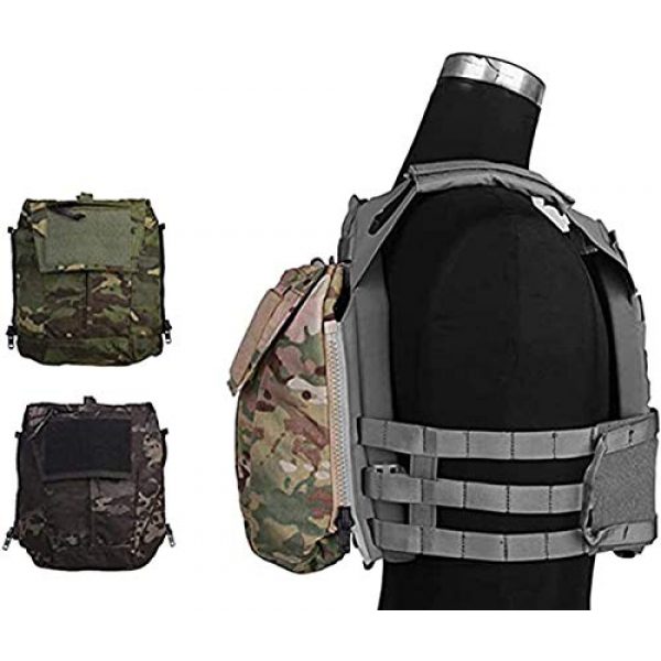Paintball Equipment Tactical Pouch 1 Paintball Equipment Tactical Backpack Combat Zip-ON Panel for Vest AVS JPC2.0 CPC