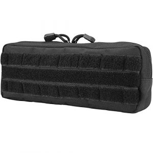 Kosse Tactical Pouch 1 Kosse Tactical Admin Pouch, Versatile Molle Admin Pouch EDC Carry Bag Multi-Purpose Tool Holder for Magazine, Map and Other Small Tools