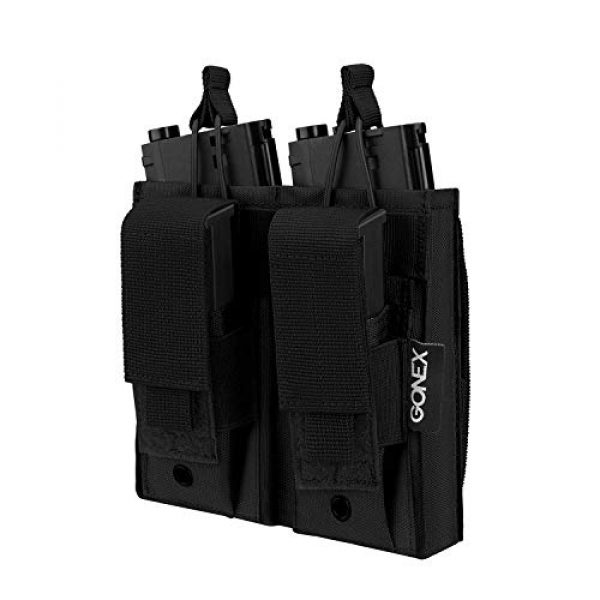 Gonex Tactical Pouch 3 Gonex MOLLE Medical Pouch with Double Molle Mag Pouch for Outdoor Activities