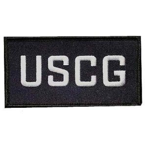 Embroidery Patch Airsoft Morale Patch 1 USCG Military Hook Loop Tactics Morale Embroidered Patch