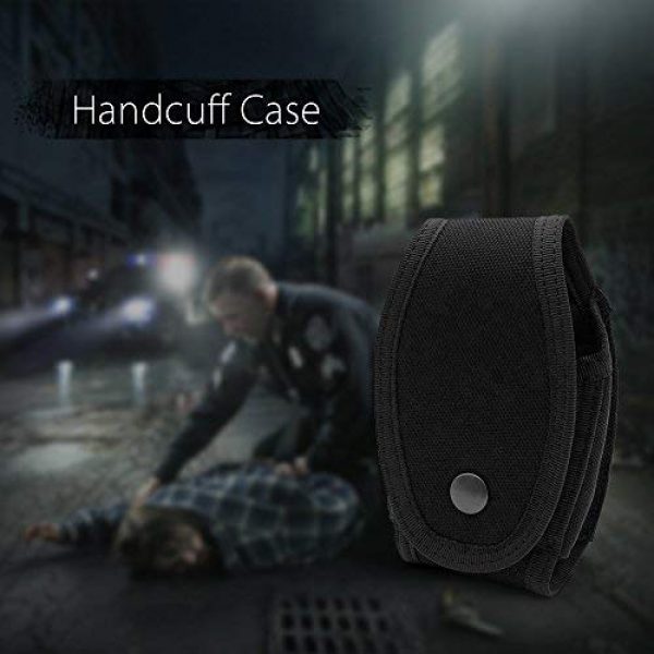 CyberDyer Tactical Pouch 2 CyberDyer Handcuff Holder Law Enforcement Military Standard Handcuff Pouch Belt Loop Black Handcuff Case