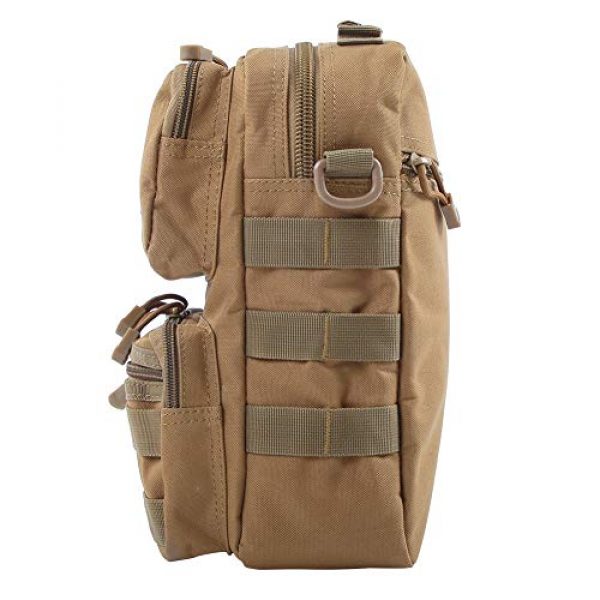 Oumefar Tactical Pouch 1 Outdoor Sports Camping Hiking Daypacks Durable Mountaineering Backpack Mountaineering Bag for Students, Office for Travel Business College