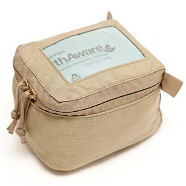 LBX TACTICAL Tactical Pouch 1 LBX TACTICAL 3" Open Window Pouch, Tan, Small