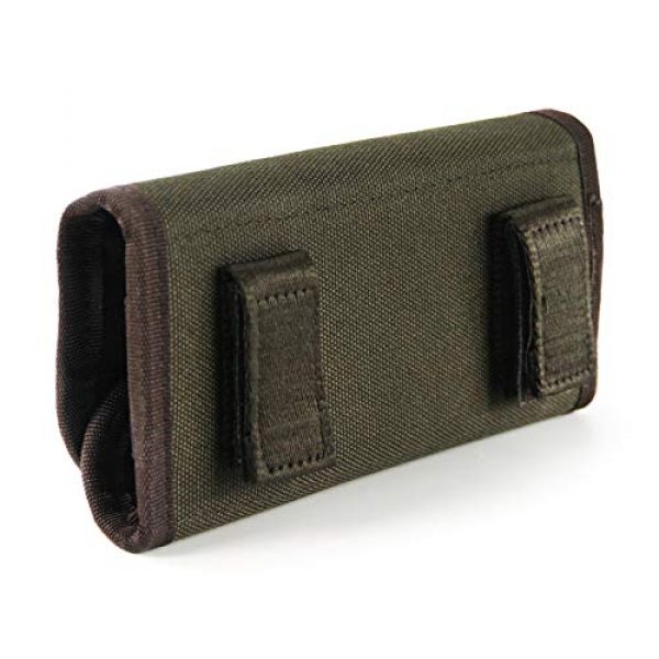 GUGULUZA Tactical Pouch 5 GUGULUZA MOLLE Rifle Ammo Bag 6 Rounds 12/16ga Tactical Shotshell Pouch Holder Foldable Shotgun Reload Ammo Mag Bag Cartridge Carrier Case(6 Rounds)