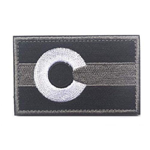 Tactical Embroidery Patch Airsoft Morale Patch 4 State Flag of Colorado Embroidery Patch Military Tactical Morale Patch Badges Emblem Applique Hook Patches for Clothes Backpack Accessories