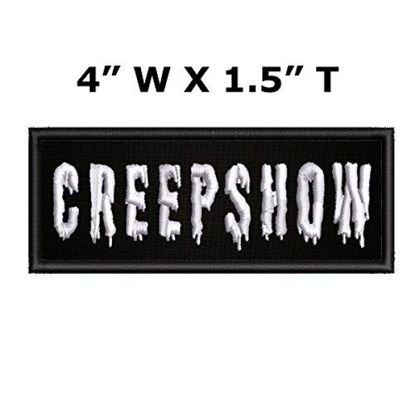 Appalachian Spirit Airsoft Morale Patch 2 Creepshow Horror Movies - 4" W x 1.5" T - Embroidered DIY Iron on or Sew-on Decorative Patch Badge Emblem Classic Retro Campy Cult Creatures Monster Vault Series Applique