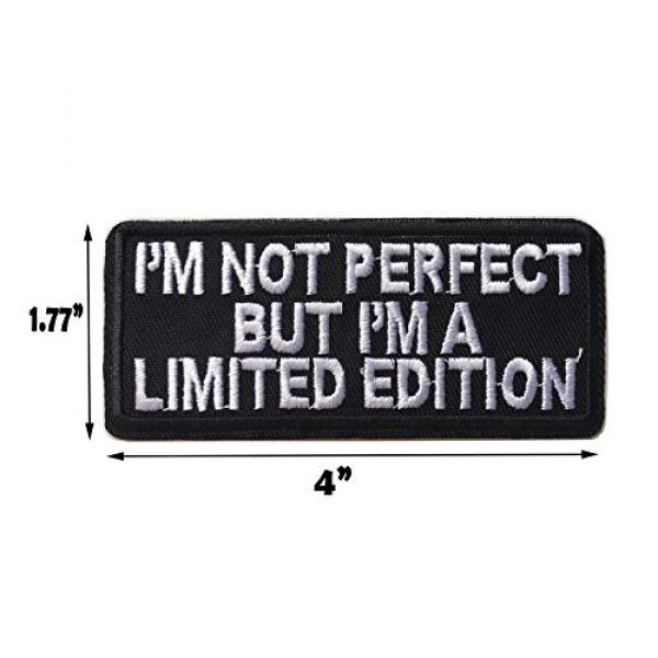 Hng Kiang Hu Airsoft Morale Patch 2 I'm Not Perfect But I'm A Limited Edition Embroidered Iron On Sew On Morale Funny Patch