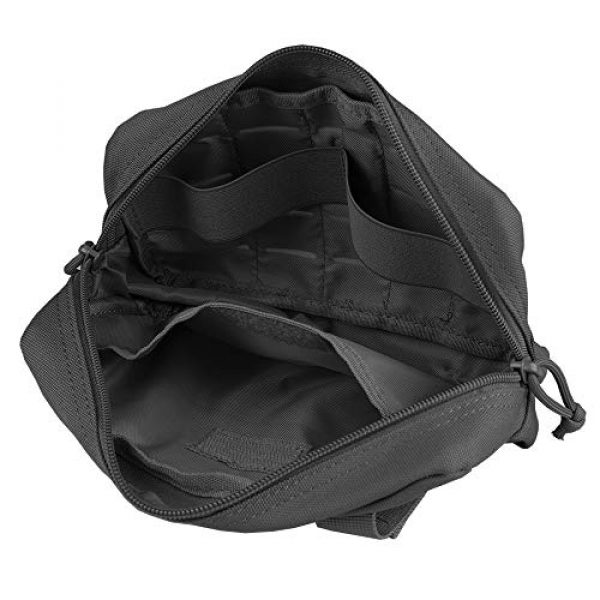 AMYIPO Tactical Pouch 2 AMYIPO Equipment Multi-Purpose Tactical Molle Admin Pouch EDC Utility Tools Bag Utility Pouches Molle Attachment Military Modular Attachment Small Pouch