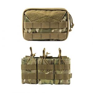 OneTigris Tactical Pouch 1 OneTigris Admin Pouch & Triple Mag Pouch (Multicam)