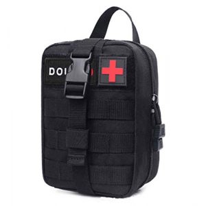 DOUN Tactical Pouch 1 DOUN First Aid Pouch, Rip-Away EMT Tactical MOLLE Medical First Aid IFAK Utility Bag