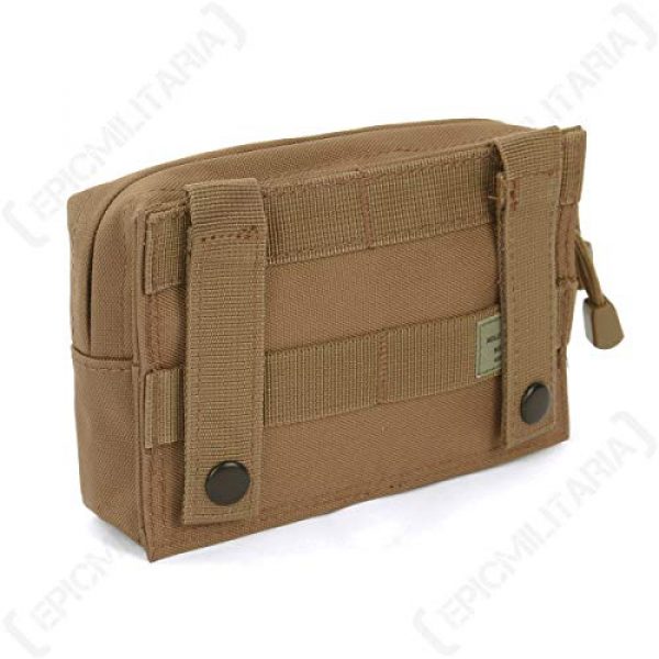 Mil-Tec Tactical Pouch 2 Mil-Tec MOLLE Belt Pouch Small Dark Coyote