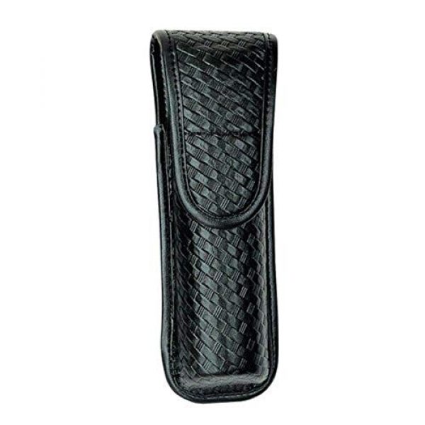 BIANCHI Tactical Pouch 1 BIANCHI 22603 7911 Black Covered Compact Light Pouch Plain Chrome Snap