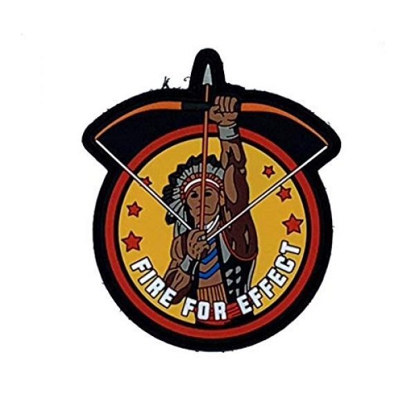PatchOps Airsoft Morale Patch 1 PatchOps Fire for Effect Patch PVC Tactical Morale Patch 3" x 2"- Hook Backed
