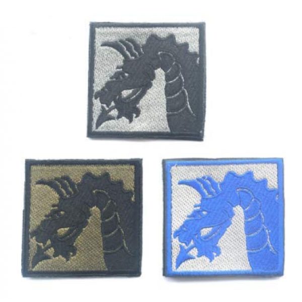 Tactical Embroidery Patch Airsoft Morale Patch 1 WWII 18th Airborne Corps XVIII Division Tactical Embroidery Patch Hook & Loop Morale Patch Military Patch for Clothing Accessory Backpack Armband (3pcs)