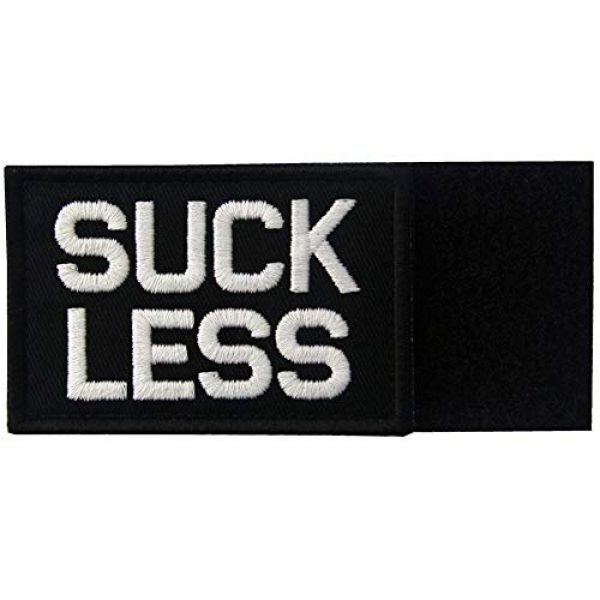 EmbTao Airsoft Morale Patch 6 EmbTao Glow in Dark Suck Less Military Morale Tactical Embroidered Applique Fastener Hook&Loop Patch