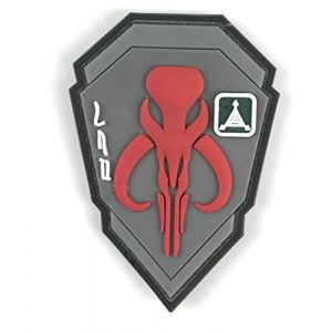 Tactical PVC Patch Airsoft Morale Patch 1 Star Wars Mandalorian Bounty Hunter Fett PVC Military Tactical Morale Patch Badges Emblem Applique Hook Patches for Clothes Backpack Accessories