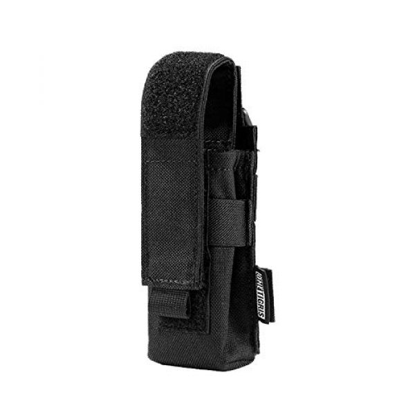 OneTigris Tactical Pouch 6 OneTigris Tactical MOLLE Pouch & Flashlight Holster (Black)