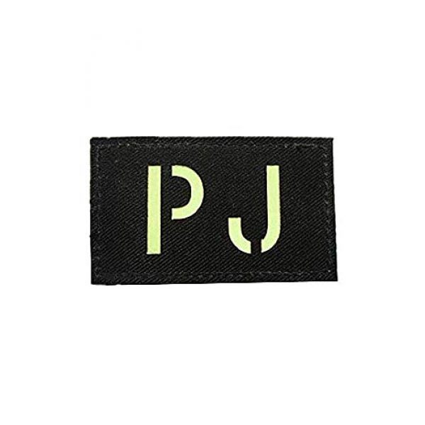 Embroidery Patch Airsoft Morale Patch 1 Pararescue Jumpers PJ Glow in The Dark Military Hook Loop Tactics Morale Patch