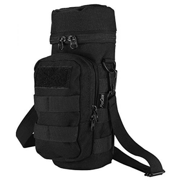 ProCase Tactical Pouch 6 ProCase Tactical Molle Water Bottle Pouch Bundle with Water Bottle Pouch with Extra Accessory Pouch and Detachable Shoulder Strap