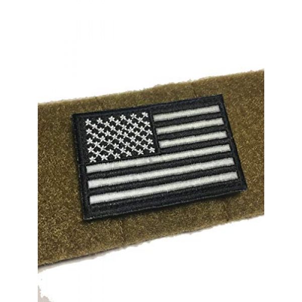 Empire Tactical USA Airsoft Morale Patch 3 Coyote Brown 10"x3" Tactical Military (Hook/Loop) Modular Badge Morale Patch Panel