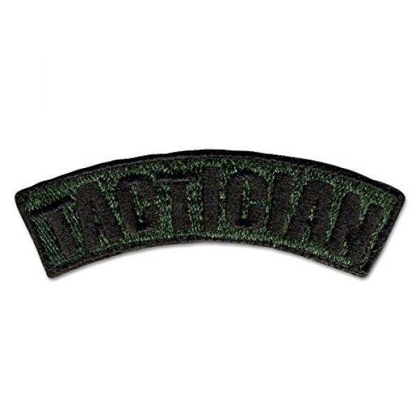 BASTION Airsoft Morale Patch 1 BASTION Morale Patches (Tactician, ODG) | 3D Embroidered Patches with Hook & Loop Fastener Backing | Well-Made Clean Stitching | Military Patches Ideal for Tactical Bag, Hats & Vest