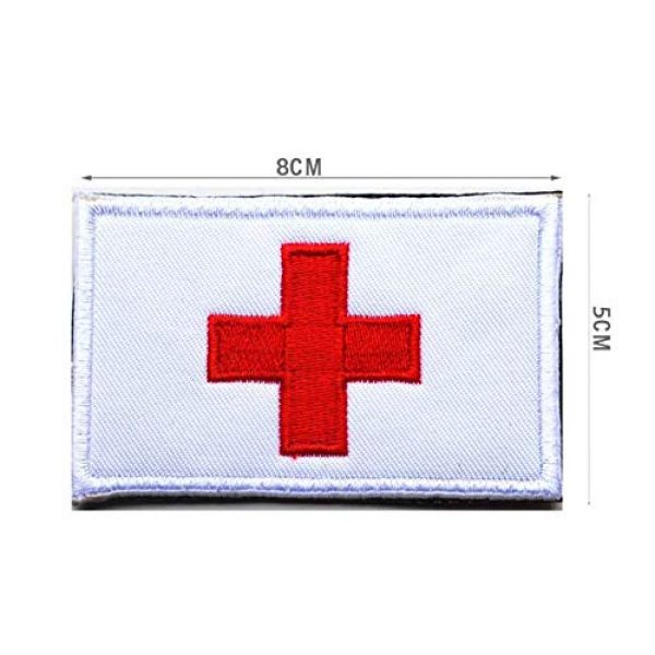 Tactical Embroidery Patch Airsoft Morale Patch 2 2pcs Switzerland Flag Embroidery Patch Military Tactical Morale Patch Badges Emblem Applique Hook Patches for Clothes Backpack Accessories