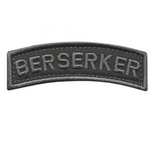 LEGEEON Airsoft Morale Patch 1 LEGEEON Berserker Shoulder Tab Subdued Viking Norse Icelandic Heathen Army Military Morale Tactical Fastener Patch
