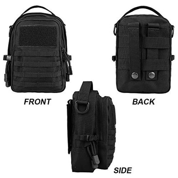 AMYIPO Tactical Pouch 6 AMYIPO Mini MOLLE Pouch Multi-Purpose Compact Tactical Small Waist Bags Utility Pouch Storage Pocket