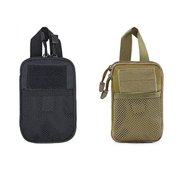 A0ZBZ Tactical Pouch 6 A0ZBZ Tactical Pouch Bag, Portable First Aid Pouch, Tactical Nylon Pouch Belt Bag for Outdoor Hiking Camping Trekking Hunting