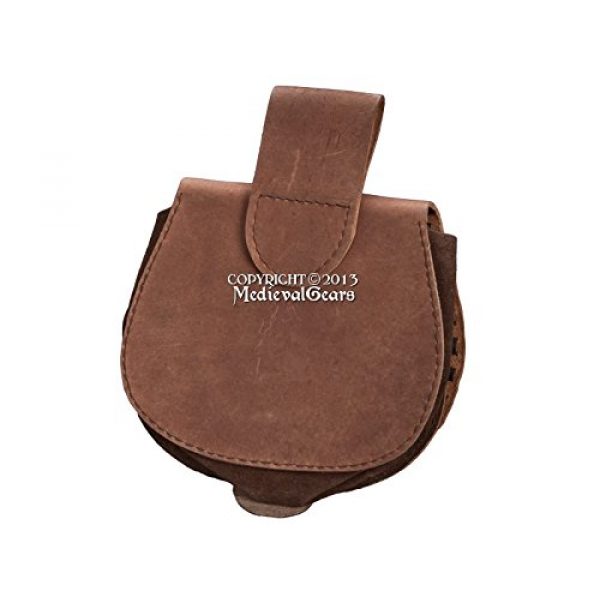 Medieval Gears Tactical Pouch 2 Medieval Gears Brand Wild West Genuine Leather Belt Pouch for Medieval Renaissance Fair SCA LARP BR