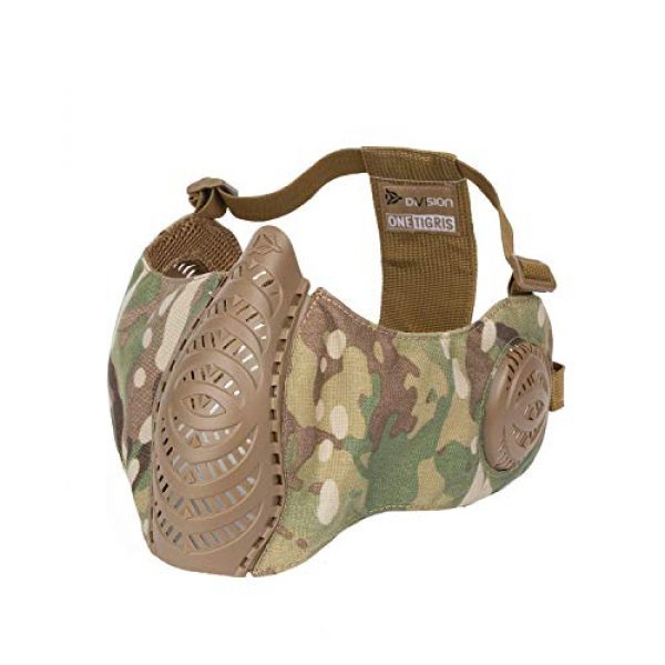 OneTigris Tactical Pouch 6 OneTigris Multicam Tactical Pouch & Airsoft Mask with Ear Protection