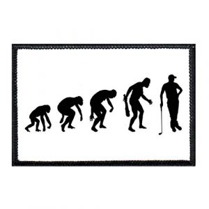 P PULLPATCH Airsoft Morale Patch 1 Golf - Evolution Morale Patch | Hook and Loop Attach for Hats, Jeans, Vest, Coat | 2x3 in | by Pull Patch