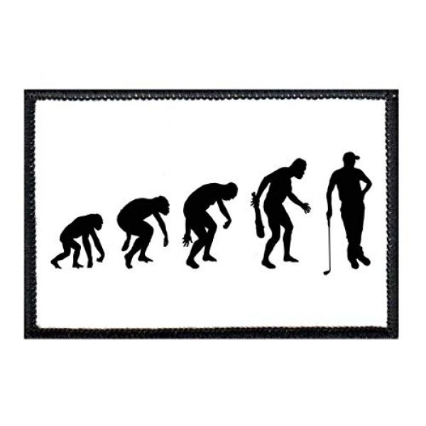 P PULLPATCH Airsoft Morale Patch 1 Golf - Evolution Morale Patch | Hook and Loop Attach for Hats, Jeans, Vest, Coat | 2x3 in | by Pull Patch