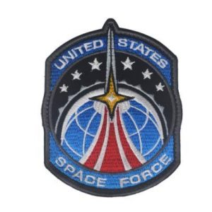 Tactical Embroidery Patch Airsoft Morale Patch 1 United States Space Force Tactical Embroidery Patch Hook & Loop Morale Patch Military Patch for Clothing Accessory Backpack Armband