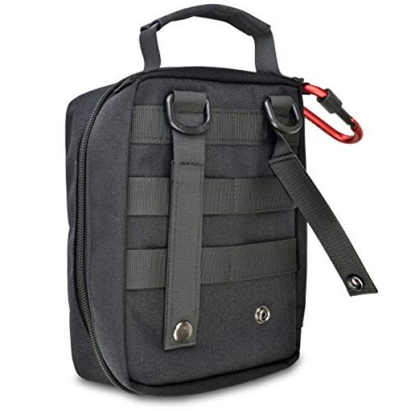 MED BUDDY Tactical Pouch 4 Tactical Outdoor Admin Pouch - Emergency Kit, Military Grade 1000D EDC, MOLLE, Utility Case + Waterproof Notebook, Locking Carabiner, Mesh Organizer, EMT - MedBuddy