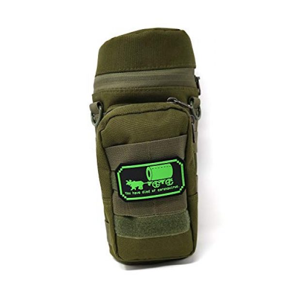Stinking Patch Co. Airsoft Morale Patch 5 You Have Died of Coronavirus Covid-19 PVC Rubber Tactical Patch | Oregon Trail Inspired | Funny Morale Patch