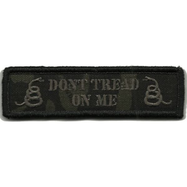 Gadsden and Culpeper Airsoft Morale Patch 1 MULTICAM BLACK Tactical Morale Patch - Dont Tread Morale