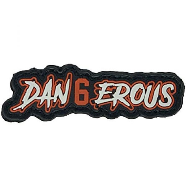PatchOps Airsoft Morale Patch 1 PatchOps I Woke up Feeling Dangerous PVC Tactical Morale Uniform Patch - Hook Back