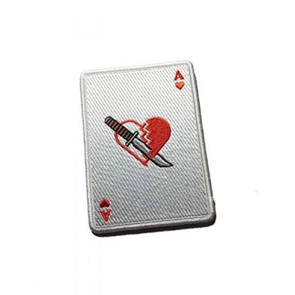 Empire Tactical USA Airsoft Morale Patch 1 Empire Tactical USA ACE Card Combat Heartbreak ONE Morale Military Patch 3.5" x 2"