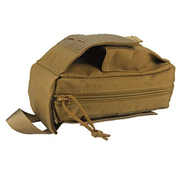 LGL Tactical Pouch 6 Tactical Sling Bag Tactical Pouches - Tactical Molle First Aid Kit Survival Bag 1000D Nylon Emergency Pouch Military Outdoor Travel Waist Pack Camping Lifesaving Case Tool Pouch Bag Mini Utility Pouch