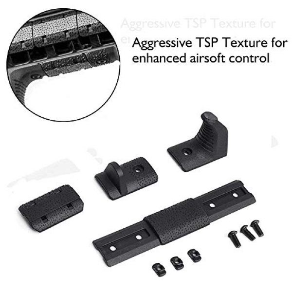 COLOR TREE Tactical Pouch 6 COLOR TREE Handguard Stop Kit DIY M-lok Handguard Stop Kit Rail Cover Accessory Part M-lok Handguard Stop Kit