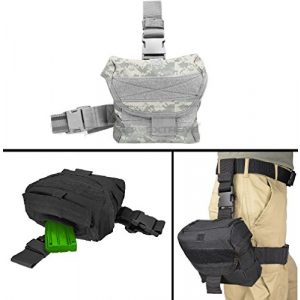 Ultimate Arms Gear Tactical Pouch 1 Ultimate Arms Gear Tactical ACU Digital Camo Utility Multi Purpose MOLLE Dump Ammo Ammunition Magazine Stripper Clips Pouch Drop Leg & Belt Adjustments Universal Rifle Shotgun Pistol Gun