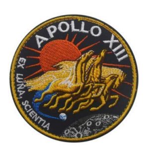 Tactical Embroidery Patch Airsoft Morale Patch 1 Apollo 13 Mission NASA Edition"Failure is Not an Option" Tactical Embroidery Patch Hook & Loop Morale Patch Military Patch for Clothing Accessory Backpack Armband