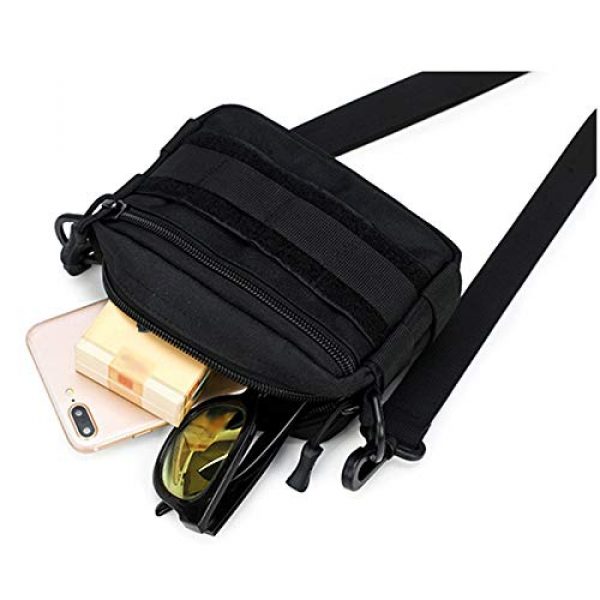 LGL Tactical Pouch 5 Tactical Sling Bag Tactical Pouches - Portable Tactical Organizer Waterproof EDC Pouch Military Belt Pouch Hunting Pack Tool Bag Small Army Utility Bag Tool Pouch Bag Mini Utility Pouch ( Color : 02 )
