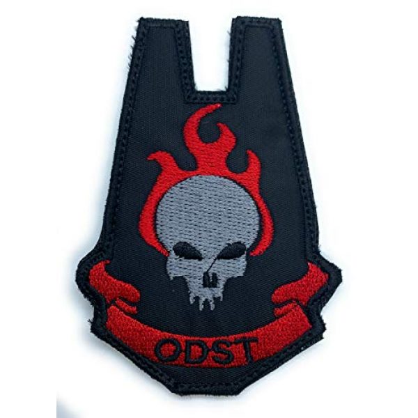 Almost SGT Airsoft Morale Patch 1 Halo ODST Patch- Funny Tactical Military Morale Embroidered Patch Hook Backing