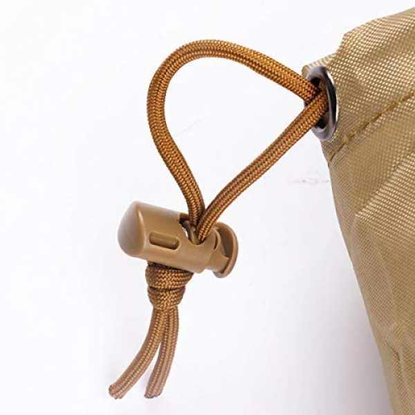 AIWAYING Tactical Pouch 5 AIWAYING Molle Dump Pouch Drawstring Spacious Folding Magazine Bag Military Holster Pack Outdoor Water Bottle Ammo Pouch