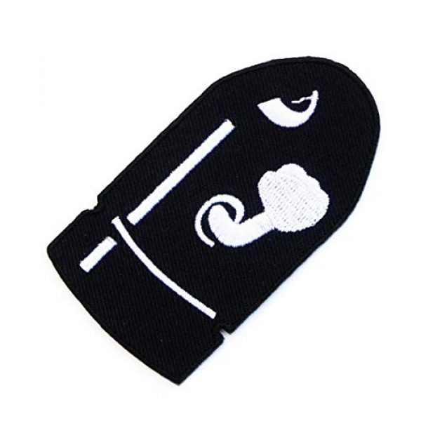 Graphic Dust Airsoft Morale Patch 2 Big Bullet Embroidered Iron On Patch Cute Cartoon Game Backpack Bag Jean Jacket