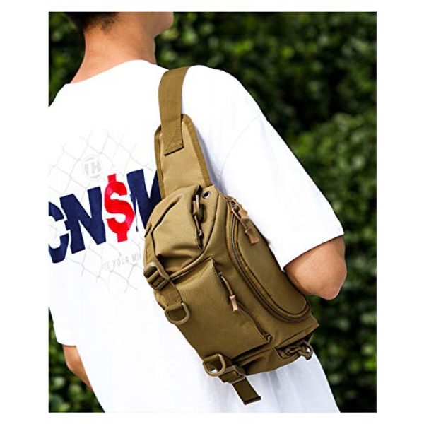 Finesdear Tactical Pouch 5 Finesdear Waterproof Waist Belt Bags Canvas Phone Bag Tactical Pocket for Outdoor Sports