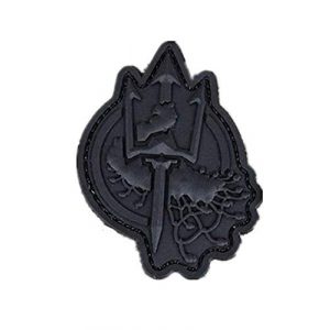 PVC PATCH Airsoft Morale Patch 1 Poseidon Trident Costa Rudolf Military Hook Loop Tactics Morale PVC Patch (color3)