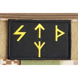 Embroidered Patch Airsoft Morale Patch 1 Russia FSB Alfa Team Vikings Runs STD Russian 3D Tactical Patch Military Embroidered Morale Tags Badge Embroidered Patch DIY Applique Shoulder Patch Embroidery Gift Patch